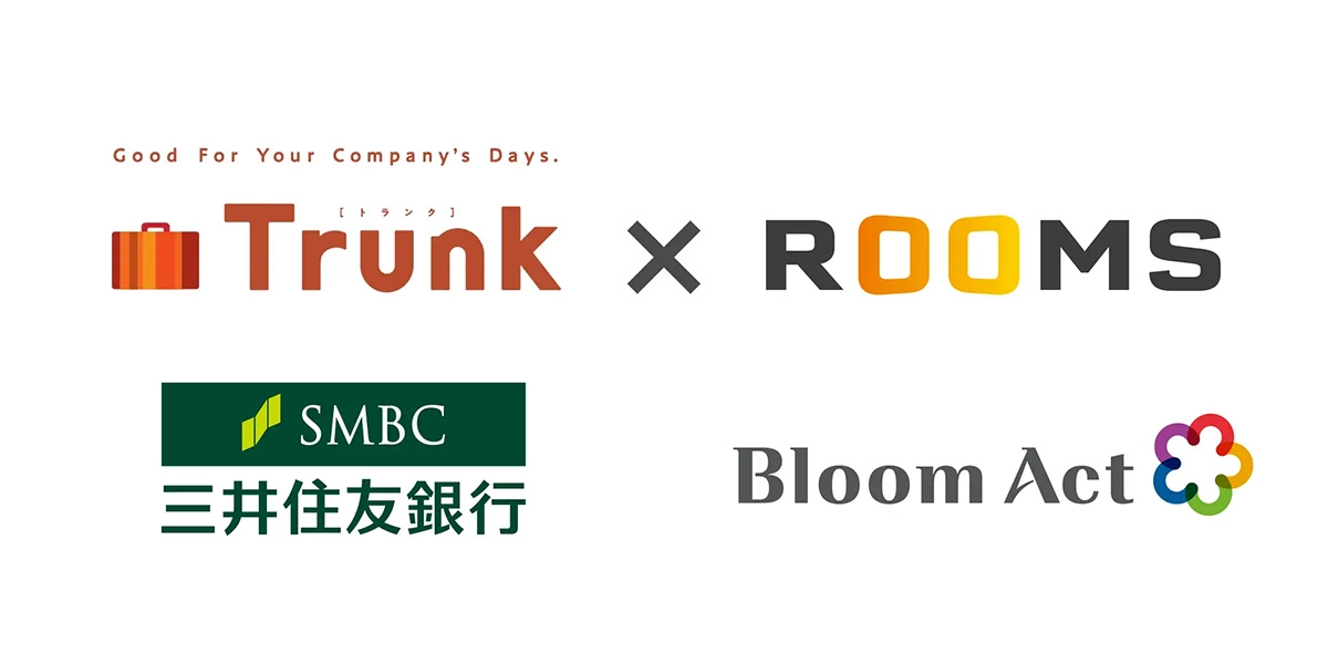 三井住友銀行の法人向けデジタル総合金融サービス「Trunk」にて、オンライン商談システム「ROOMS」の利用を開始